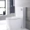 Kit para Inodoro Adosado Blanco de 500mm Completo con Inodoro WC Japonés Inodoro-Bidé Inteligente - Saru
