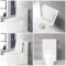 Kit para Inodoro Adosado Blanco de 500mm Completo con Inodoro WC Japonés Inodoro-Bidé Inteligente - Saru