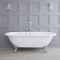 Bañera Acrílica Exenta en Estilo Antiguo con Doble Respaldo  - 1780mm x 825mm - Patas Disponibles en Distintos Acabados - Legend