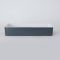Lavabo de Cerámica de Sobre Encimera Rectangular de 600mm x 340mm Color Gris Piedra Perfecto para Cualquier Encimera – Witton