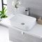 Lavabo Sobre Encimera Rectangular de Cerámica 500x400mm - Milton