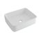 Lavabo Sobre Encimera Rectangular de Cerámica 480x370mm Completo con Grifo Alto – Alswear
