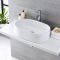 Lavabo Sobre Encimera Oval de Cerámica 575mm x 360mm - Otterton