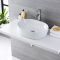 Lavabo Sobre Encimera Oval de Cerámica 480x350mm - Otterton