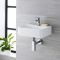 Lavabo Sobre Encimera Rectangular de Cerámica 400x295mm - Exton