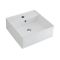 Lavabo Suspendido Cuadrado de Cerámica 400x400mm - Halwell