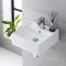 Lavabo Suspendido Cuadrado de Cerámica 400x400mm - Halwell