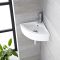 Lavabo Suspendido Angular de Cerámica 426x320mm - Belstone
