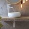 Lavabo Sobre Encimera Redondo - 360mm (Sin Agujeros para la Grifería) - Disponible en Distintos Acabados - Elements