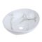Lavabo Sobre Encimera Oval con Efecto Mármol - 405mm x 330mm (Sin Agujeros para la Grifería) - Kenton