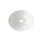 Lavabo Oval Sobre Encimera con Efecto Porcelana Terrazzo - 405mm x 330mm (Sin Agujeros para la Grifería) - Kenton