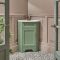 Mueble de Lavabo Tradicional - 580mm - de Esquina para Montaje sobre el Suelo - Disponible en Distintas Medidas y con Selección de Manijas - Thornton