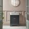 Mueble de Lavabo Tradicional  - 570mm de Montaje Sobre el Suelo -  Disponible en Distintos Acabado y Selección de Manijas - Thornton