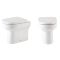 Conjunto de Baño de 1105mm Completo con Mueble de Lavabo y Mueble para WC con Inodoro Covelly - Disponible en Distintos Acabados, Selección de Manijas y en Versión Izquierda o Derecha