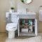 Conjunto de Baño de 1105mm Completo con Mueble de Lavabo y Mueble para WC con Inodoro Covelly - Disponible en Distintos Acabados, Selección de Manijas y en Versión Izquierda o Derecha