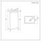 Mueble de Lavabo Moderno de Suelo - 400mm Completo con Lavabo - Disponible con Distintas Manijas y Acabados - Edge