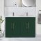Mueble de Lavabo -  1210mm - Completo con Lavabo Doble - Disponible con Manijas en Distintos Estilos y Acabados   - Cluo
