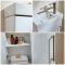Mueble de Lavabo de Suelo - 400mm - Completo con Lavabo Disponible con Mueble y Lavabo en Distintos Acabados y Selección de Manijas - Cluo