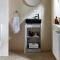 Mueble de Lavabo de Suelo - 400mm - Completo con Lavabo Disponible con Mueble y Lavabo en Distintos Acabados y Selección de Manijas - Cluo