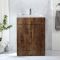 Mueble de Lavabo -  610mm - Completo con Lavabo - Disponible con Manijas en Distintos Estilos y Acabados - Cluo
