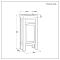 Mueble de Lavabo de 400mm con Lavabo - Disponible con Manijas en Distintos Estilos y Acabados  - Warwick