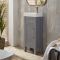 Mueble de Lavabo de 400mm con Lavabo - Disponible con Manijas en Distintos Estilos y Acabados  - Warwick