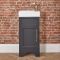 Mueble de Lavabo Tradicional - Color Negro Gris - 400mm - Completo con Lavabo con Selección de Acabados - Disponible con Manija en Distintos Diseños y Acabados - Thornton