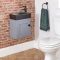 Mueble de Lavabo Tradicional Suspendido -  400mm - Completo con Lavabo Negro  - Disponible con Manija en Distintos Diseños y Acabados - Thornton