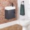 Mueble de Lavabo Tradicional Suspendido - 400mm - Completo con Lavabo - Disponible en Distintos Acabados con Manija en Distintos Diseños y Acabados - Thornton