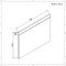Espejo de 500x700mm para Cuarto de Baño Color Roble Dorado - Newington