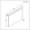 Espejo de 500x700mm para Cuarto de Baño Roble Claro - Hoxton