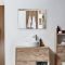 Espejo de 500x700mm para Cuarto de Baño Roble Claro - Hoxton