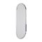 Espejo Mural Oval Cromado - 1000mm x 400mm - Gianna