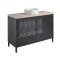 Mueble de Lavabo para Baño en Metal Negro de 1200mm - Selección de Lavabos y Acabado de Encimera - Beswick
