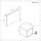 Conjunto de Baño con Diseño Abierto de Color Roble Claro Completo con Mueble Para Lavabo de 600mm, Mueble de Pared, Espejo, Lavabo, WC y Cisterna - Hoxton