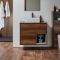 Mueble de Lavabo Moderno de Suelo - 800mm Completo con Lavabo - Disponible en Distintos Acabados, con Opción de Lavabo y LED  - Edge