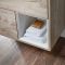 Mueble Suspendido con Repisa Abierta de 1210mm con Lavabo Doble - Selección de Acabados y Luz LED - Hoxton