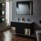 Mueble Suspendido con Repisa Abierta de 1210mm con Lavabo Doble - Selección de Acabados y Luz LED - Hoxton