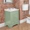 Mueble de Lavabo Tradicional Color Negro Gris de 635mm Completo con Lavabo - Manijas en Varios Acabados - Thornton
