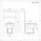 Mueble de WC  de Suelo Tradicional Gris Ahumado  de 500mm - Thornton