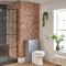 Mueble de WC Tradicional Color Gris Claro de 500mm Completo Inodoro Adosado y Cisterna - Warwick