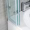 Mampara de Bañera Plegable 1400mm x 800mm x 5mm Portland