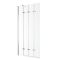 Mampara de Bañera Plegable 1400mm x 800mm x 5mm Portland