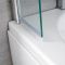 Mampara de Bañera Abatible 1400mm x 250mm x 6mm Portland