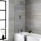 Mampara de Bañera Abatible 1400mm x 250mm x 6mm Portland