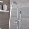 Grifo Mezclador Autoportante con Ducha de Mano para Bañera Independiente - Mirage