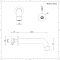 Grifo Erogador Mural Cromado para Lavabo o Bañera con Controlador Digital - Mirage
