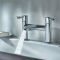 Mezclador de Bañera Moderno de Sobreponer - Cromado - Como