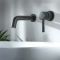 Grifo Mezclador Mural Moderno Redondo para Lavabo - Disponible en Distintos Acabados