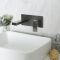 Grifo Mezclador Mural Moderno Cuadrado para Lavabo - Disponible en Distintos Acabados
